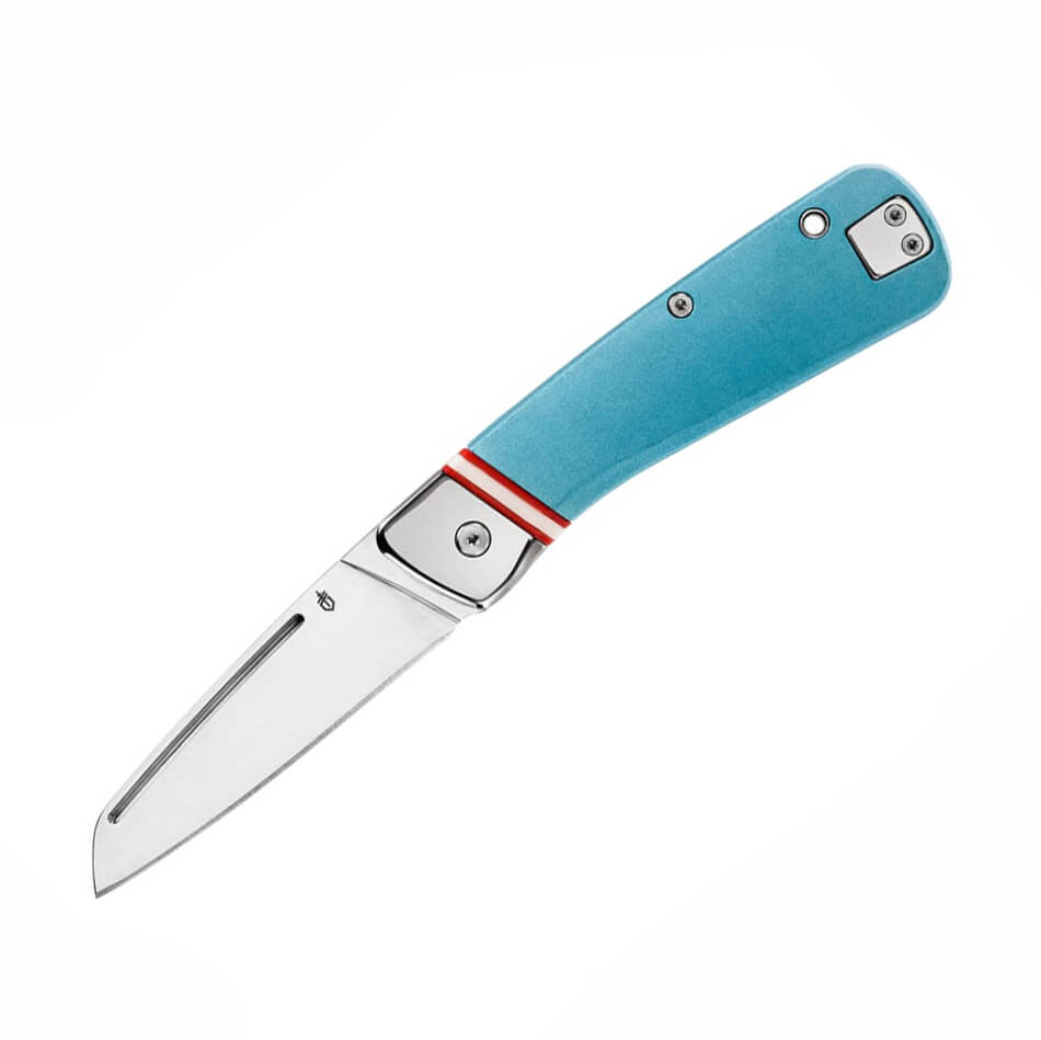 Navaja de bolsillo Gerber Straightlace Modern Folding azul 30-001...