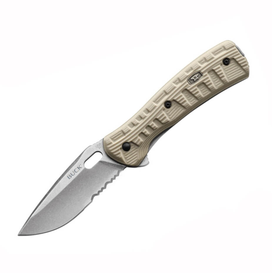 Navaja táctica Buck Vantage Force Pro Desert combo con hoja stone...