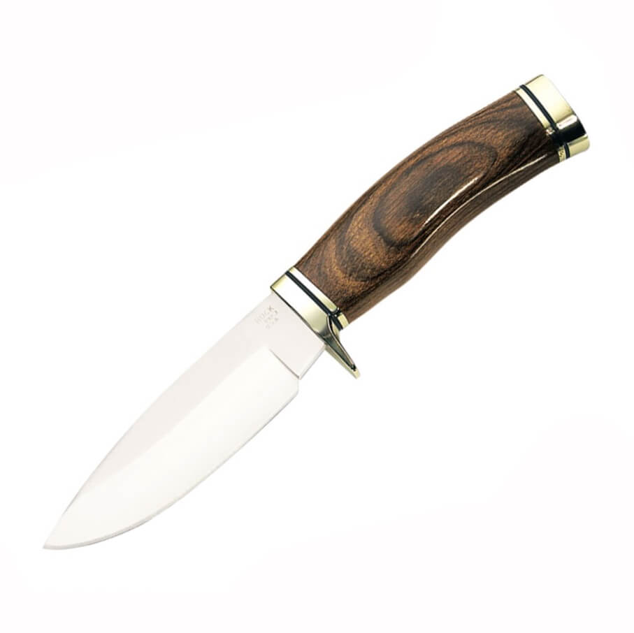 Cuchillo de caza Buck Vanguard 0192BRS con mango de madera de nog...