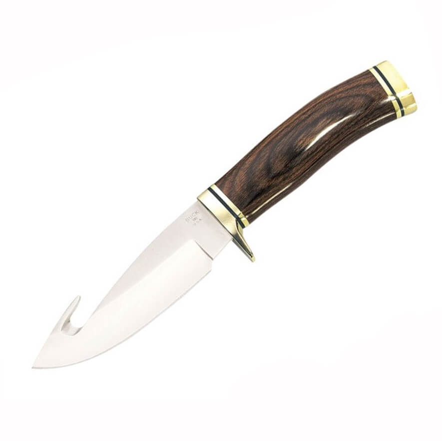 Cuchillo de caza Buck Zipper 0191BRG con mango de madera de nogal...