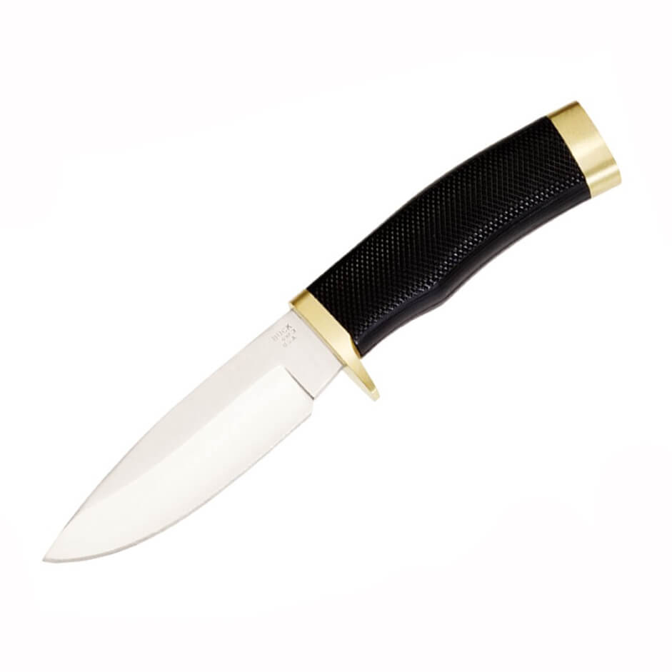 Cuchillo de caza Buck Vanguard 0692BKS con mango de goma
