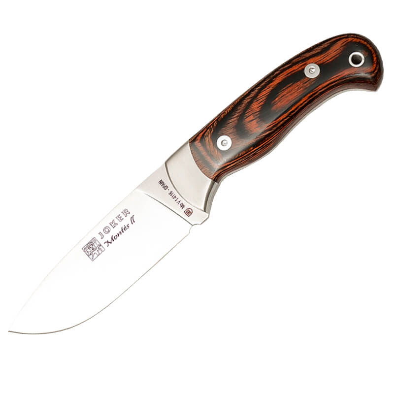 Joker Montés II Jagdmesser mit Stamina-Griff mit Zwinge und 11 cm...