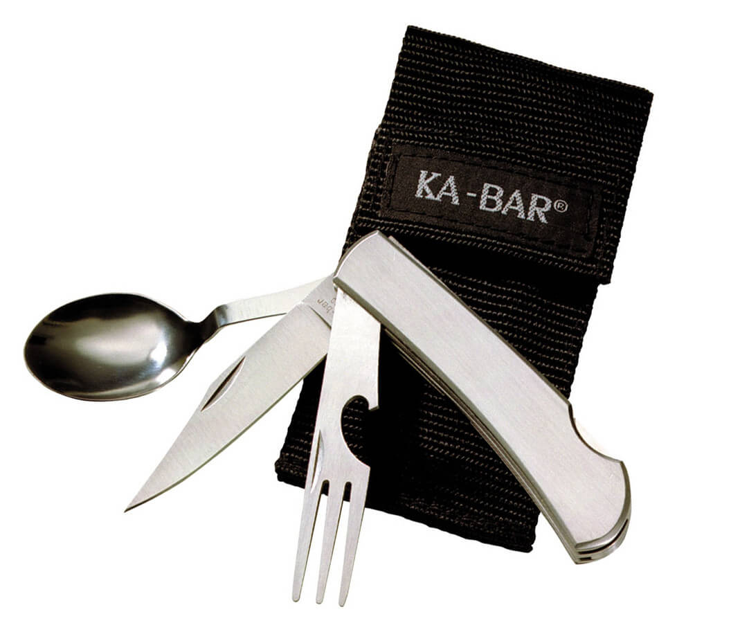 Ka-Bar Original HOBO 1300 Campingmesser – Besteckset
