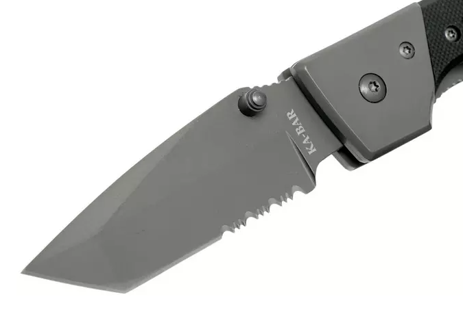Navaja bolsillo Ka-Bar Warthog Tanto 3075 - Hoja de 7,6 cm en acero inoxidable