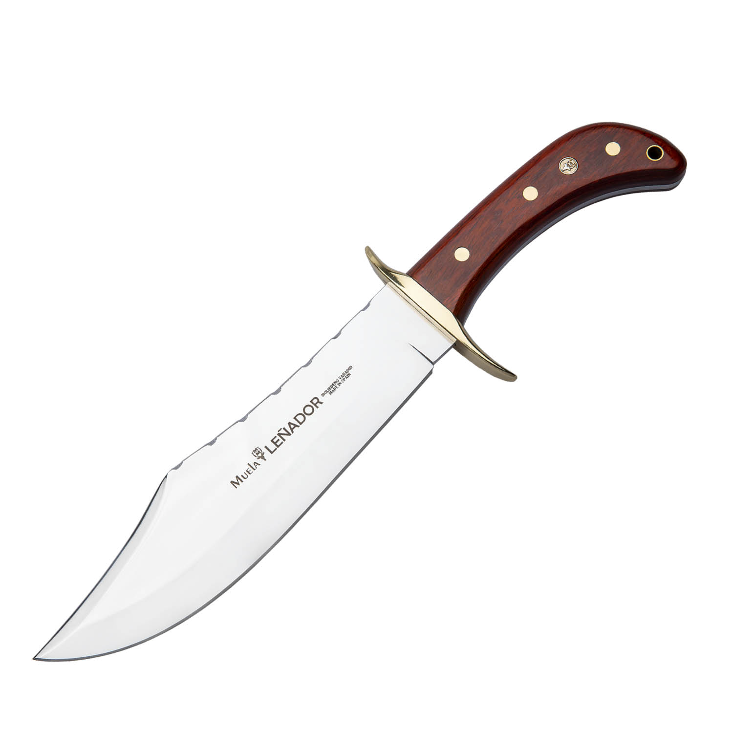 Cuchillo de caza Muela Leñador con hoja de 25 cm y mango de mader...
