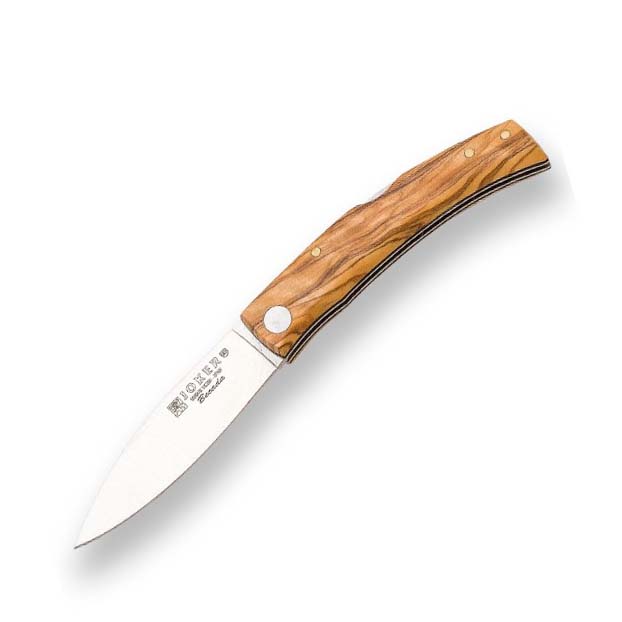 Couteau de poche Joker Becada avec manche en bois d'olivier et se...