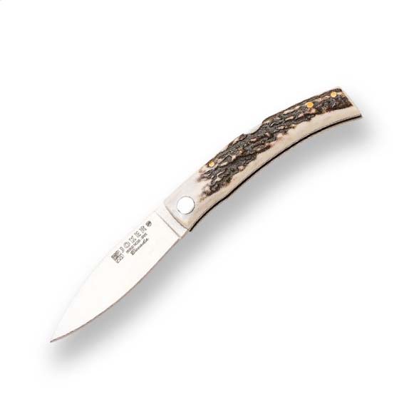Couteau de poche Joker Becada avec manche en bois de cerf et verr...