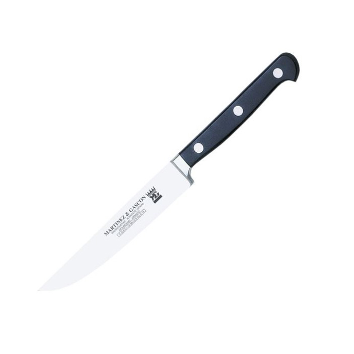 Deutsches geschmiedetes Steakmesser mit POM-Griff und 12,5 cm Kli...