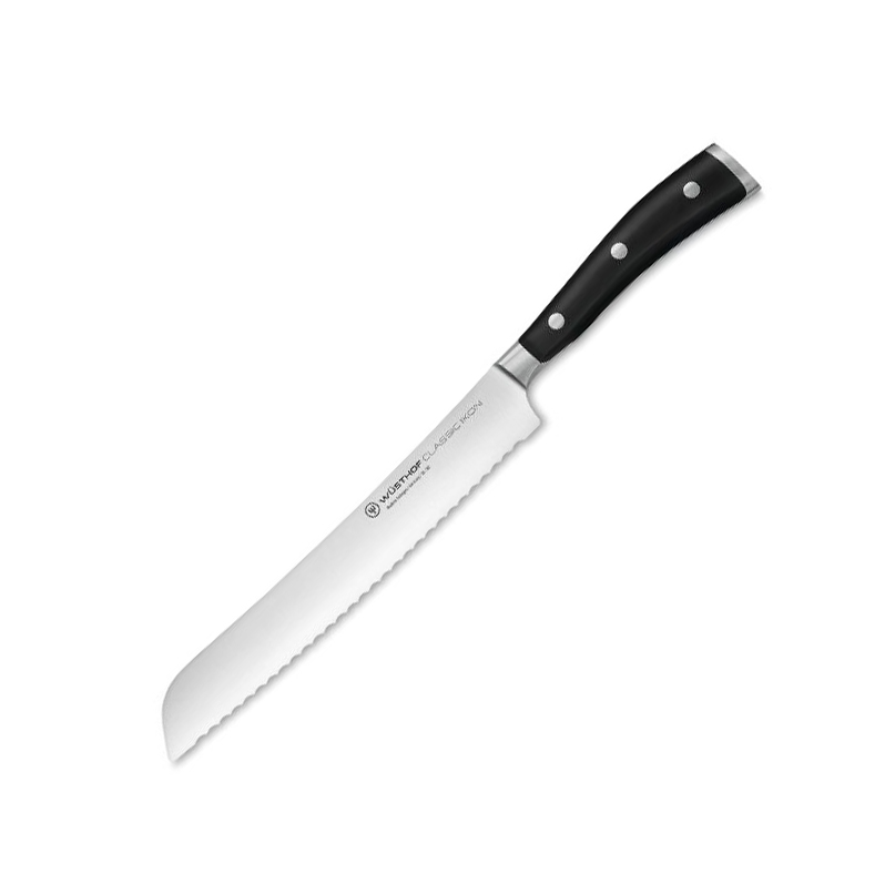 Taco de cocina con 7 piezas Wusthof Classic Ikon madera oscura