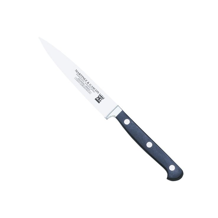 Cuchillo pelador forjado alemán con mango de POM y hoja de 12,5 c...