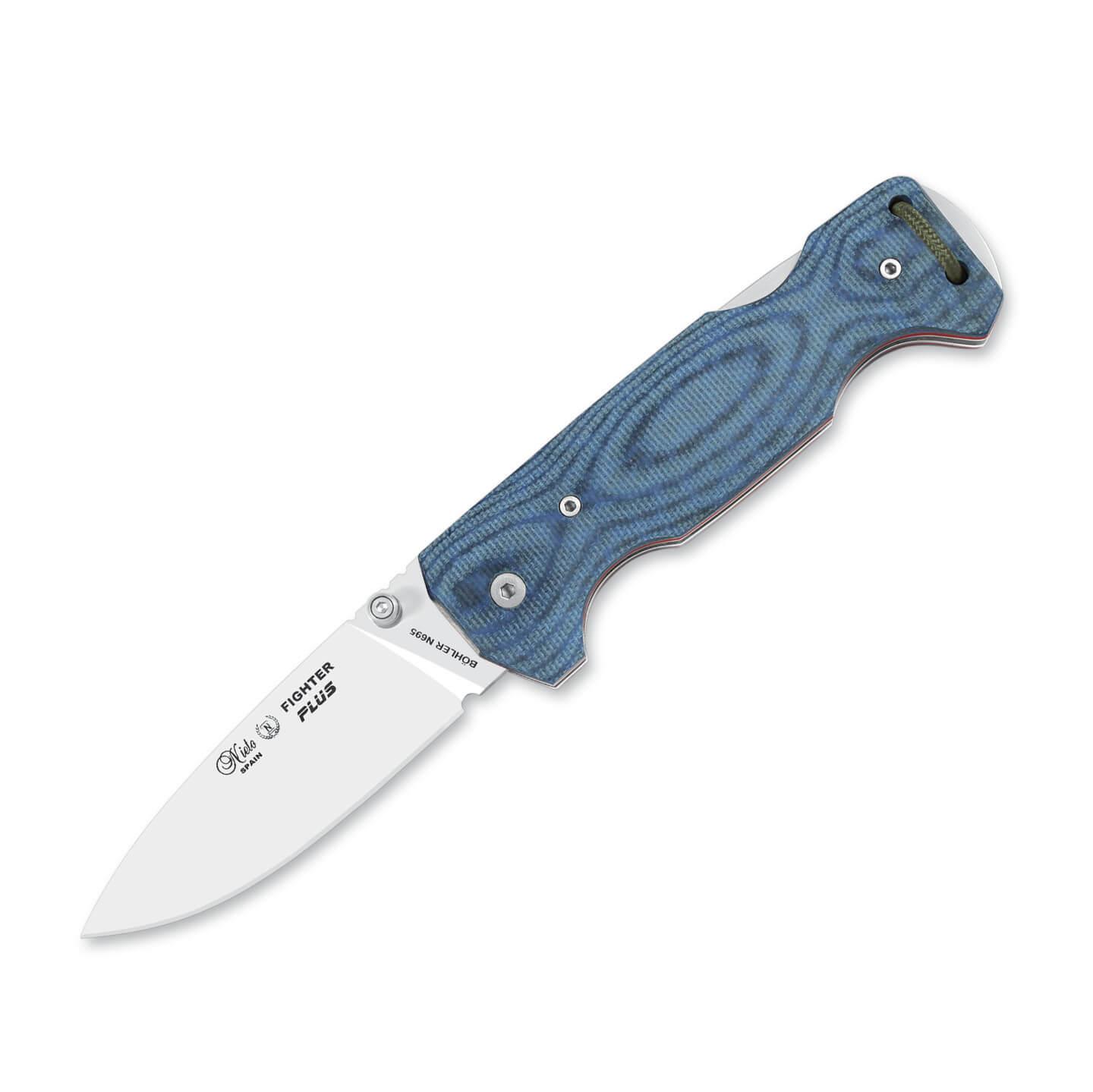 Couteau de poche Nieto Fighter Plus avec lame drop point de 9,5 c...