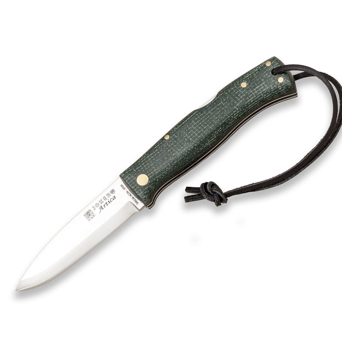 Couteau de poche Joker Ártica avec manche en micarta vert et lame...