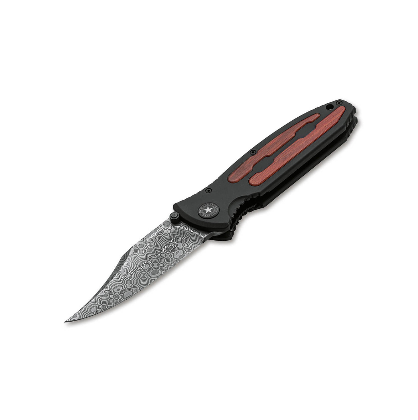 Canivete Kalashnikov Bayonet Damascus com cabo de alumínio