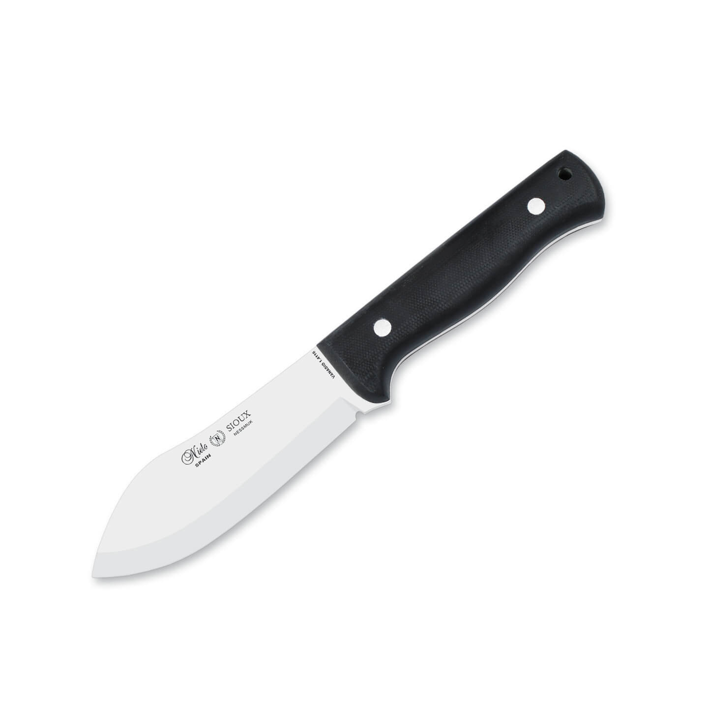 Cuchillo táctico Nieto Sioux Nessmuk con mango de G10 negro y hoj...