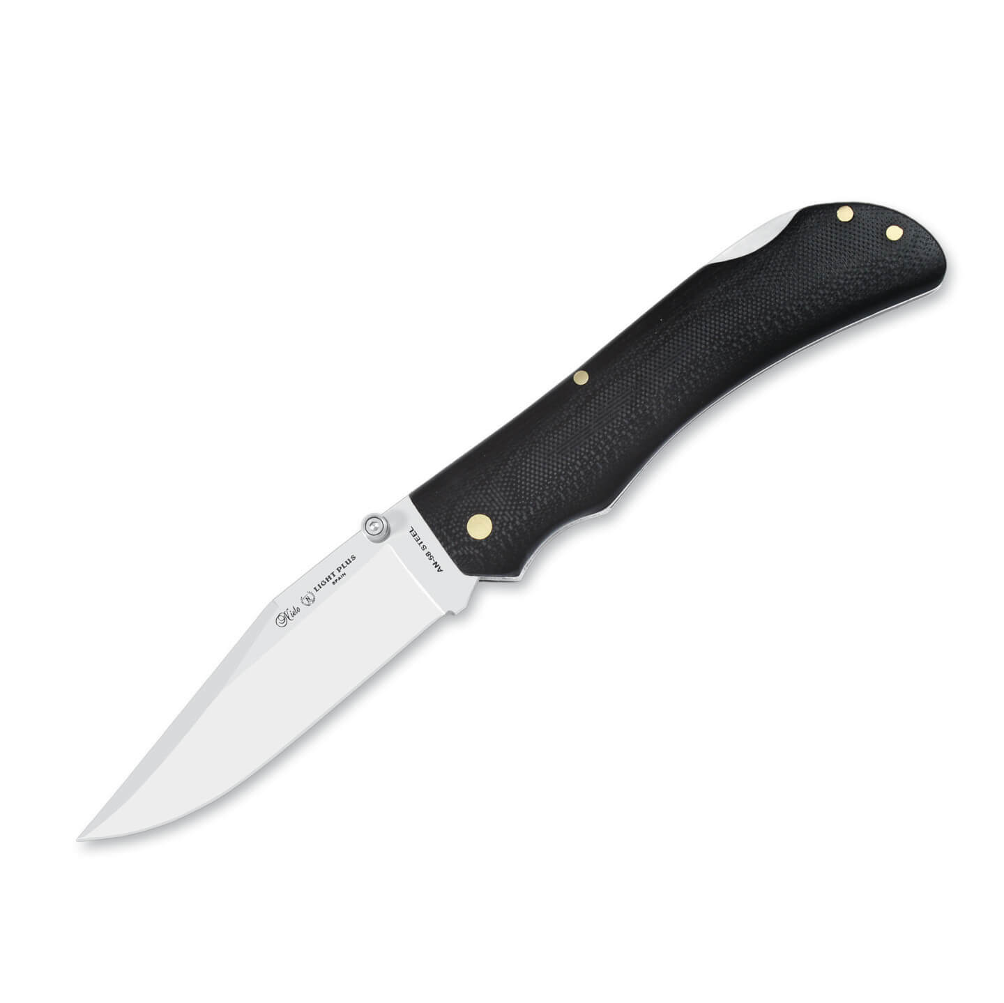 Couteau de poche Nieto Light Plus avec manche G10 noir et lame en...