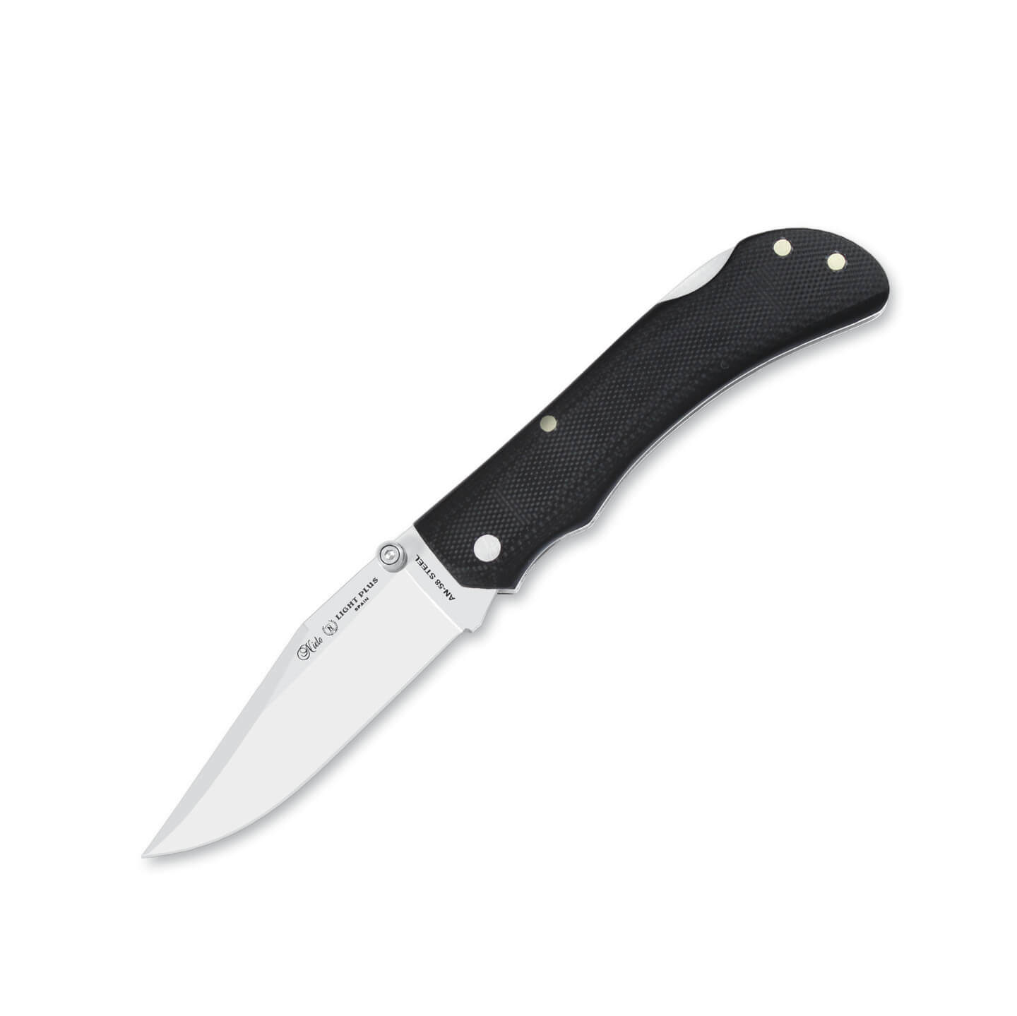 Couteau de poche Nieto Light Plus avec manche G10 noir et lame en...