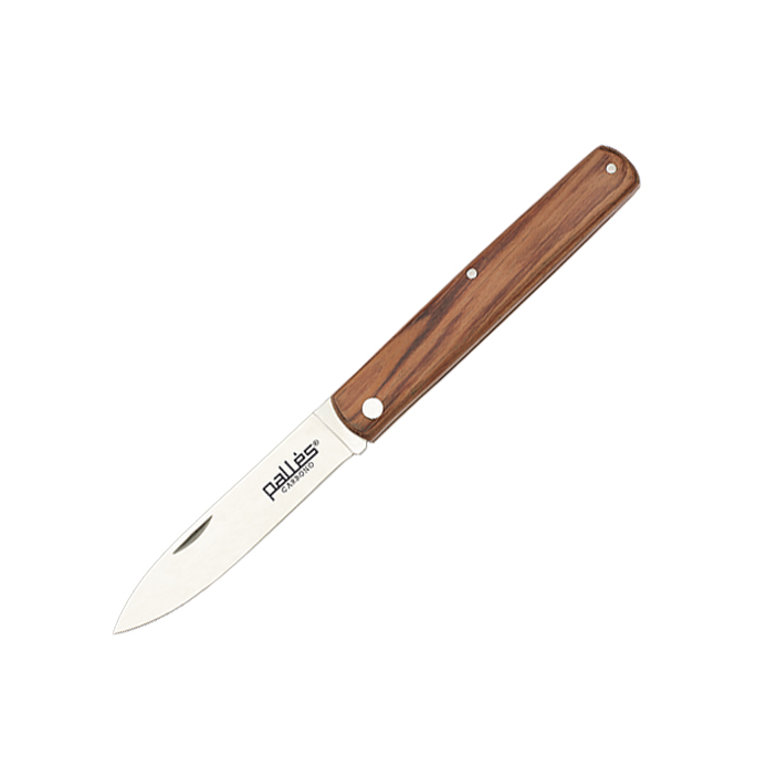 Couteau de poche Pallés n°0 avec lame droite en acier au carbone ...