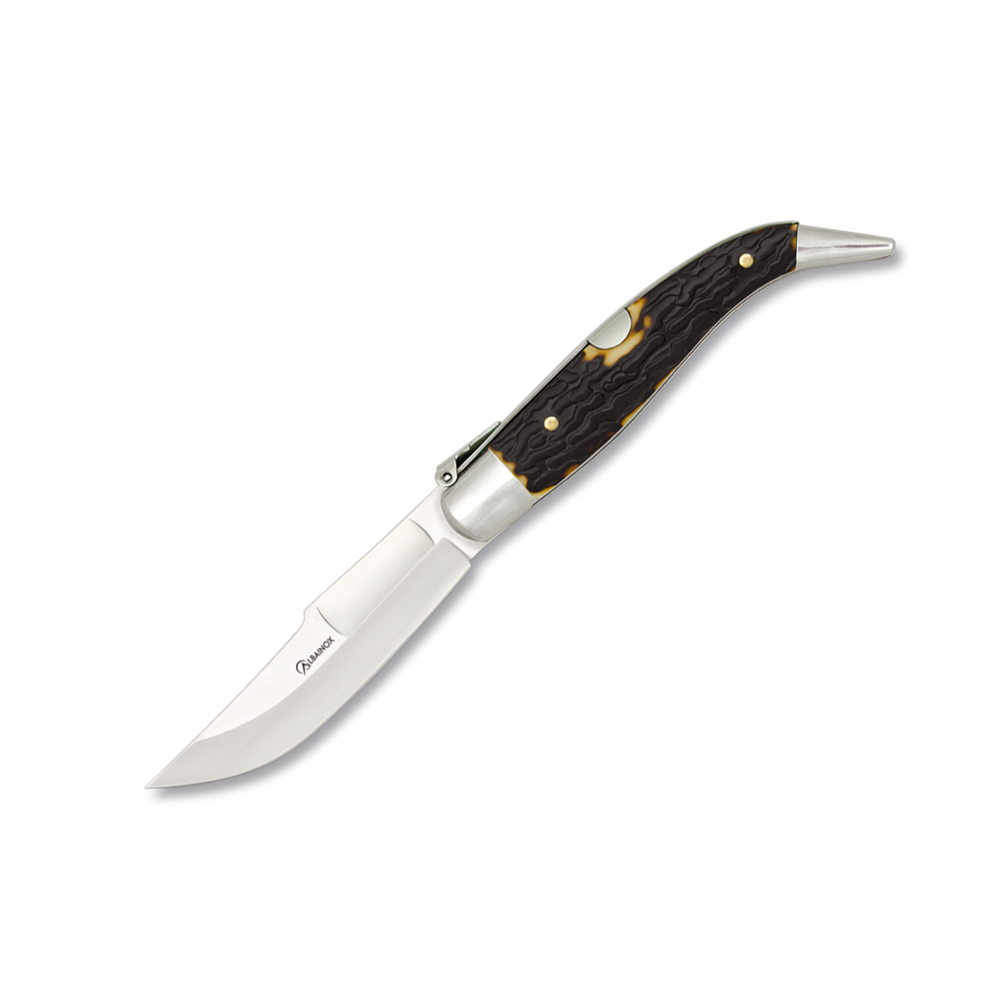 Couteau de poche classique n°00 avec manche en acier inoxydable d...