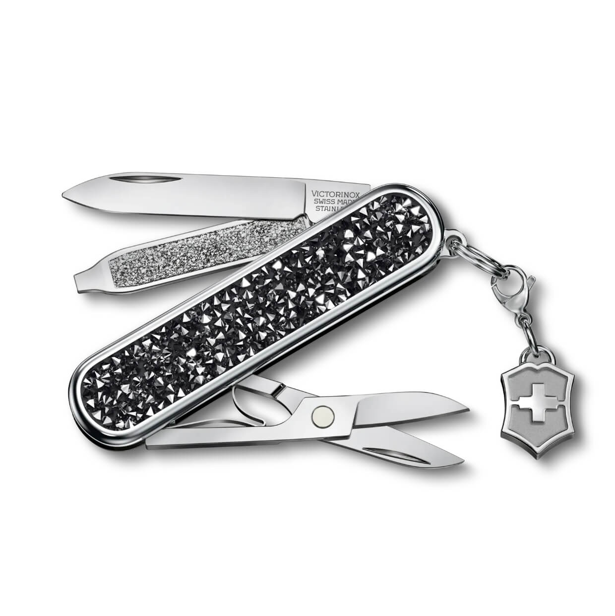 Schweizer Offiziersmesser Classic SD Brilliant Crystal mit 5 Funk...