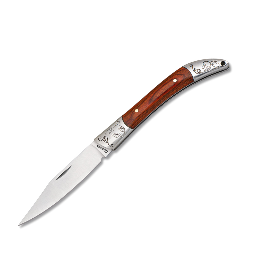 Couteau de poche classique avec manche Stamina et lame de 6 cm