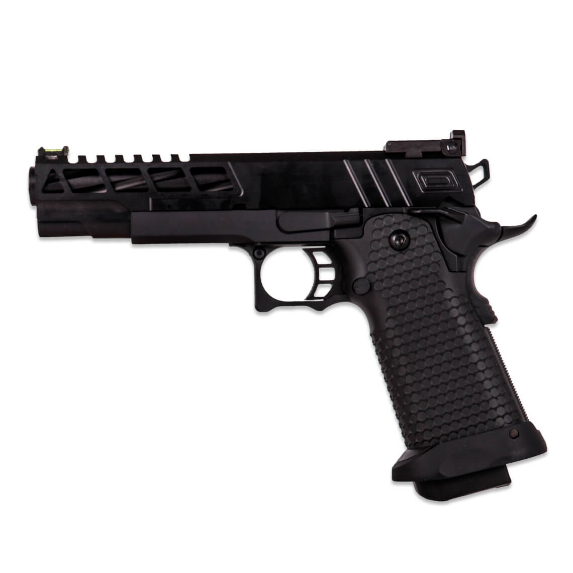Pistola semiautomática de gas 3341 con corredera CNC