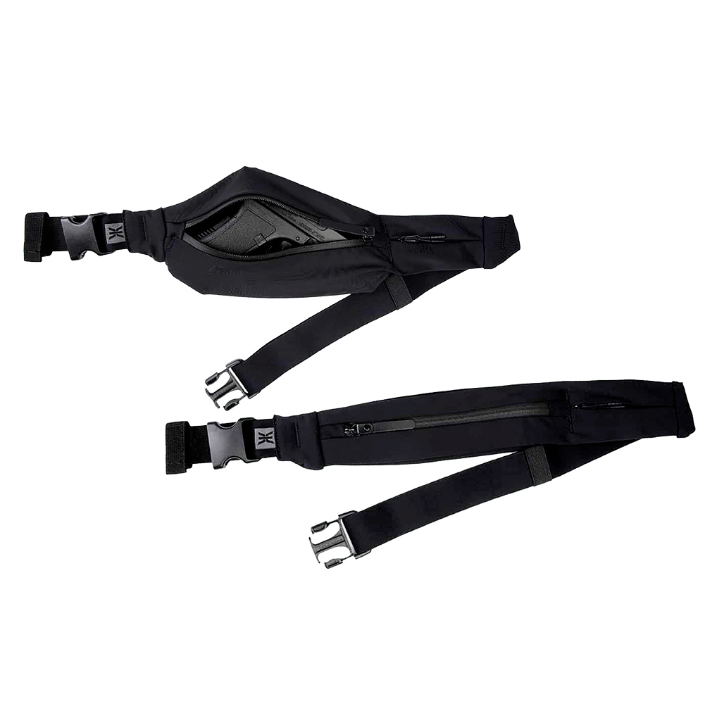 Cinto GK preto para arma automática e acessórios