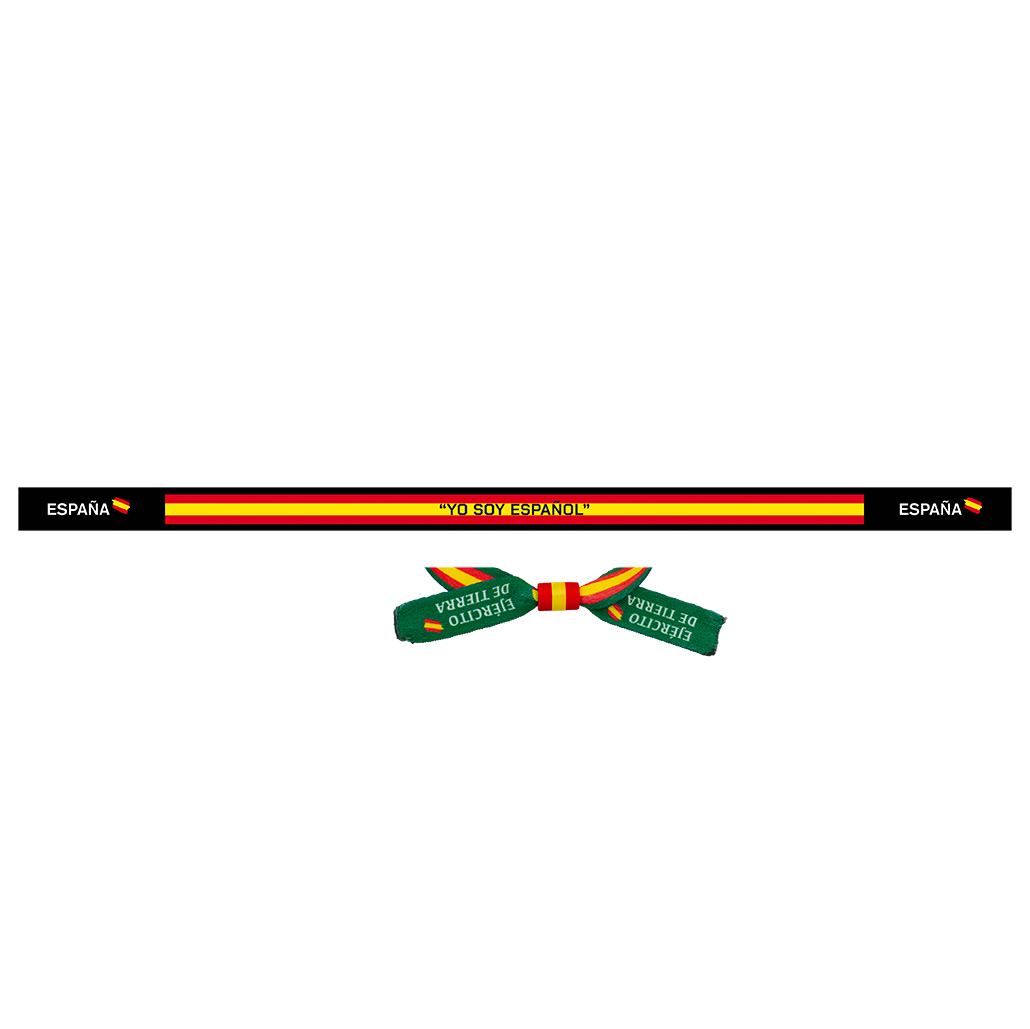 Pulseira em tecido sou espanhol