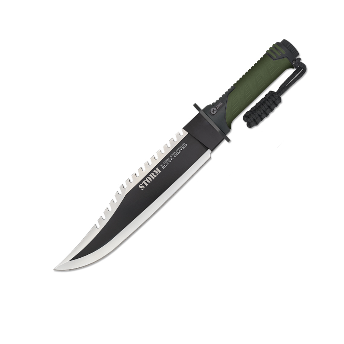 Cuchillo táctico Storm K25 con hoja de 25.5 cm y mango de SFL neg...
