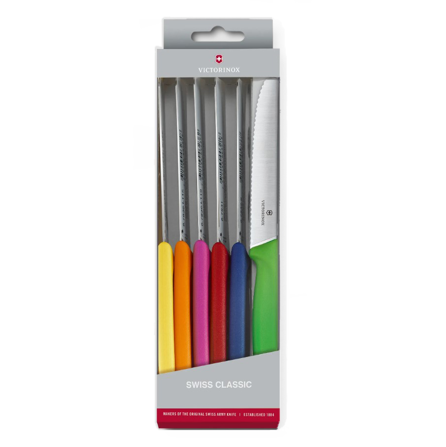 Tomatenmesserset 6 bunte Teile
