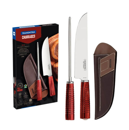 Conjunto de facas para churrasco 2 peças Tramontina