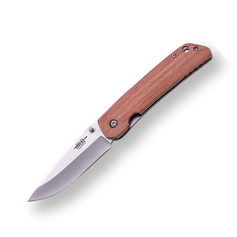 Navaja de bolsillo mango de madera de palisandro y hoja de 8.5 cm