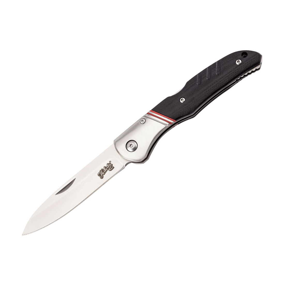 Navaja de bolsillo Herbertz con hoja de 8.8 cm y mango de G-10 ne...