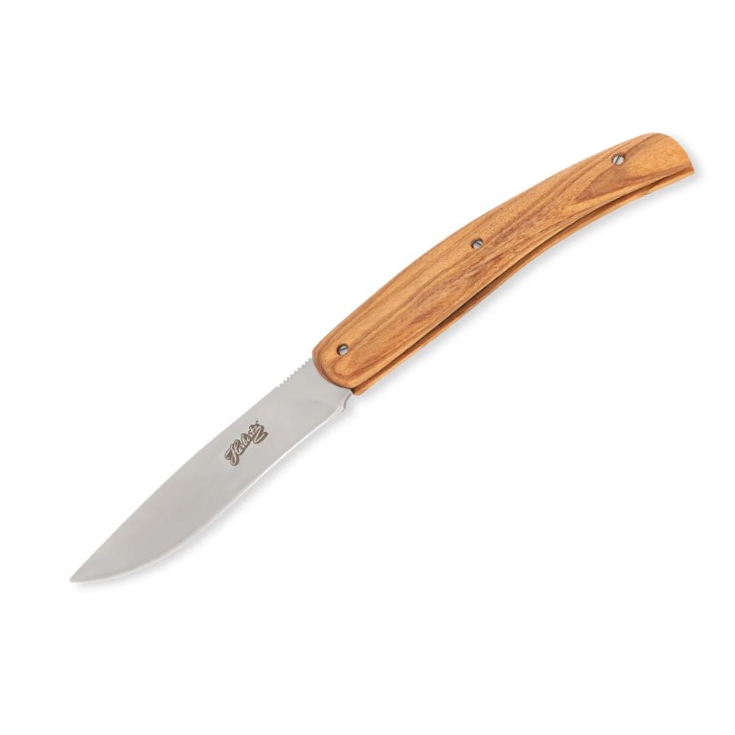 Couteau de poche avec lame en acier inoxydable de 8,2 cm et manch...