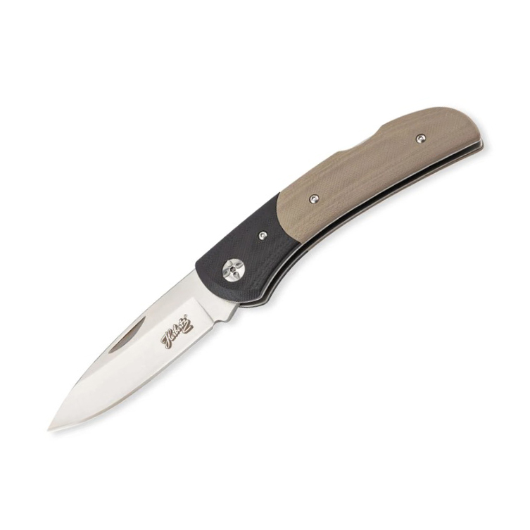 Couteau de poche avec lame en acier inoxydable de 9 cm et manche ...
