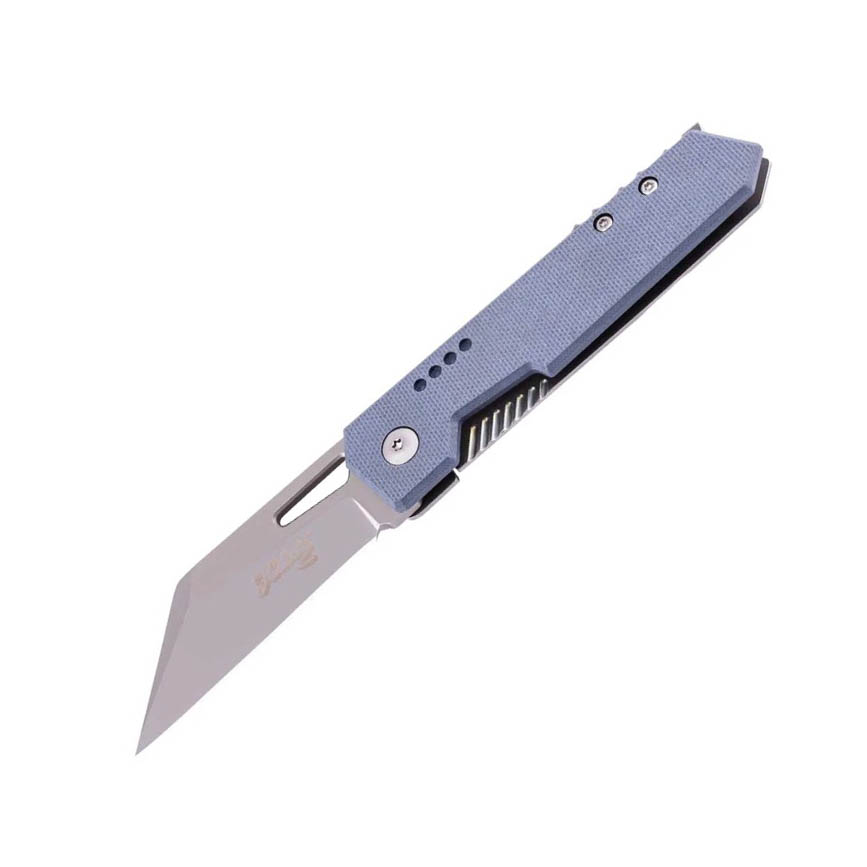Canivete com cabo G10 e lâmina de aço D2 de 7 cm com linerlock