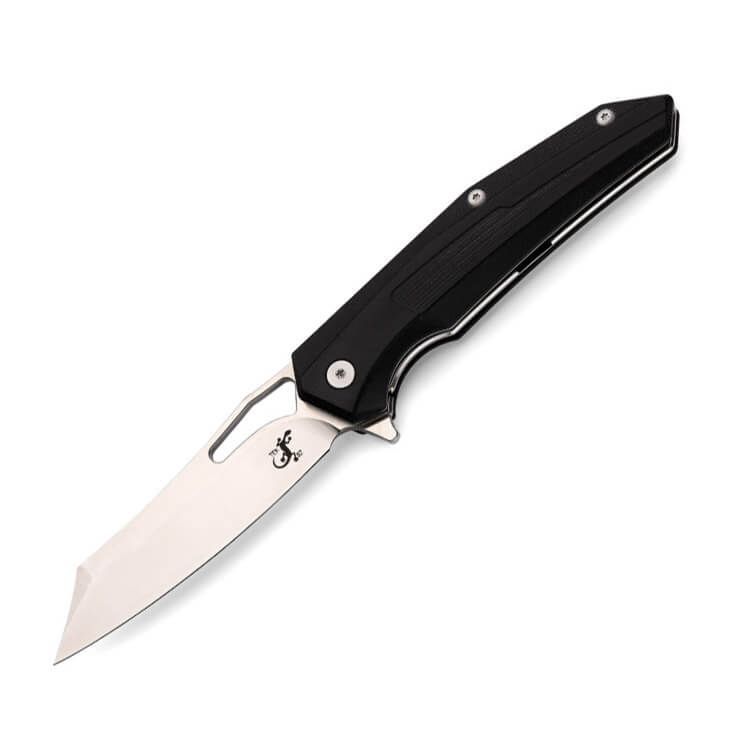 Navaja Tactica Salamandra tek G10 con hoja clip point de acero D2...