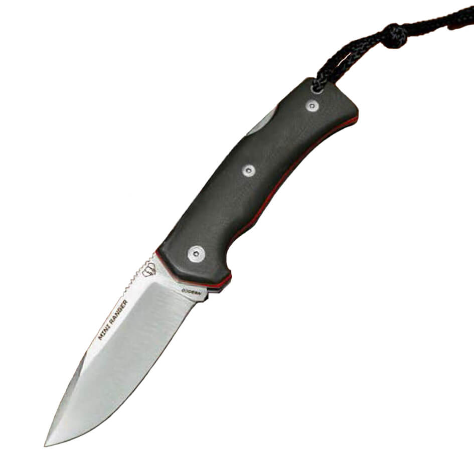 Mini ranger Cudeman avec poignée G10 noire.