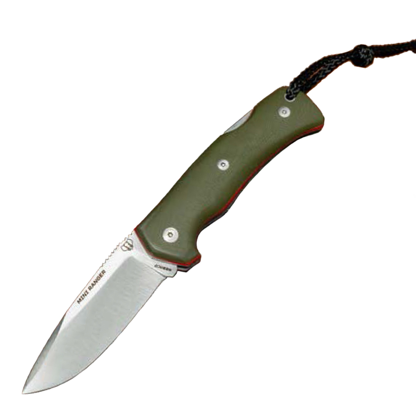 Mini ranger Cudeman avec manche vert en G10.