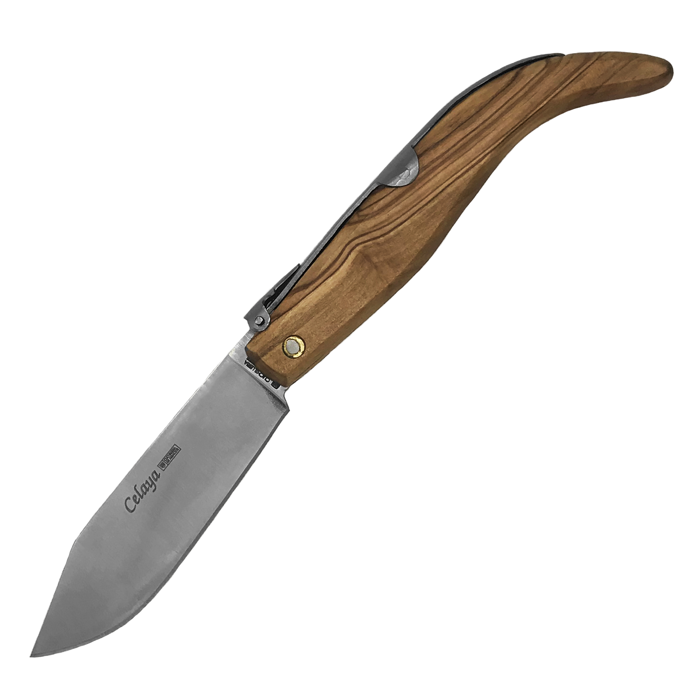 Couteaux artisanaux Pastora avec manche en bois d'olivi...