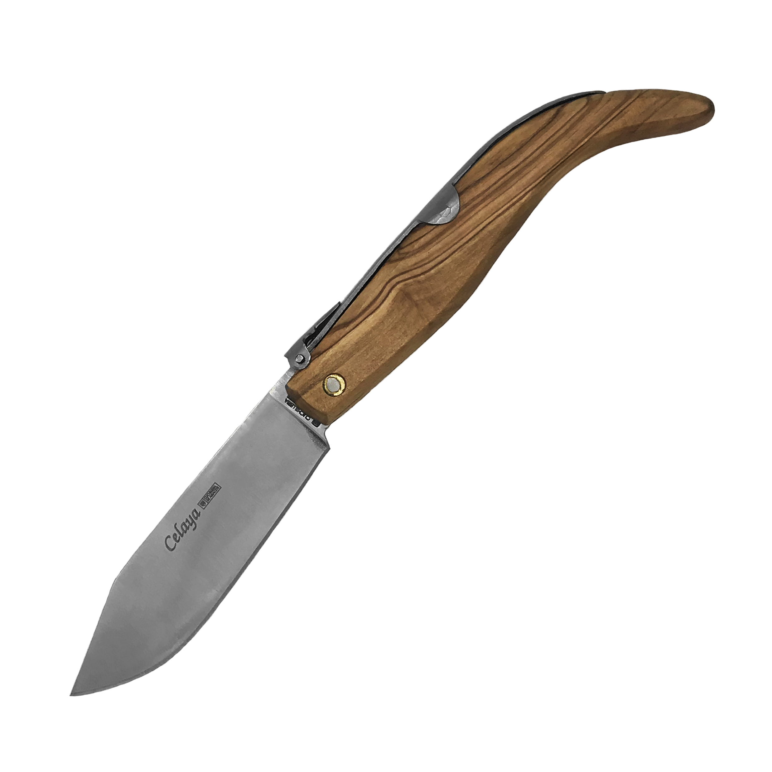 Couteaux artisanaux Pastora avec manche en bois d'olivi...