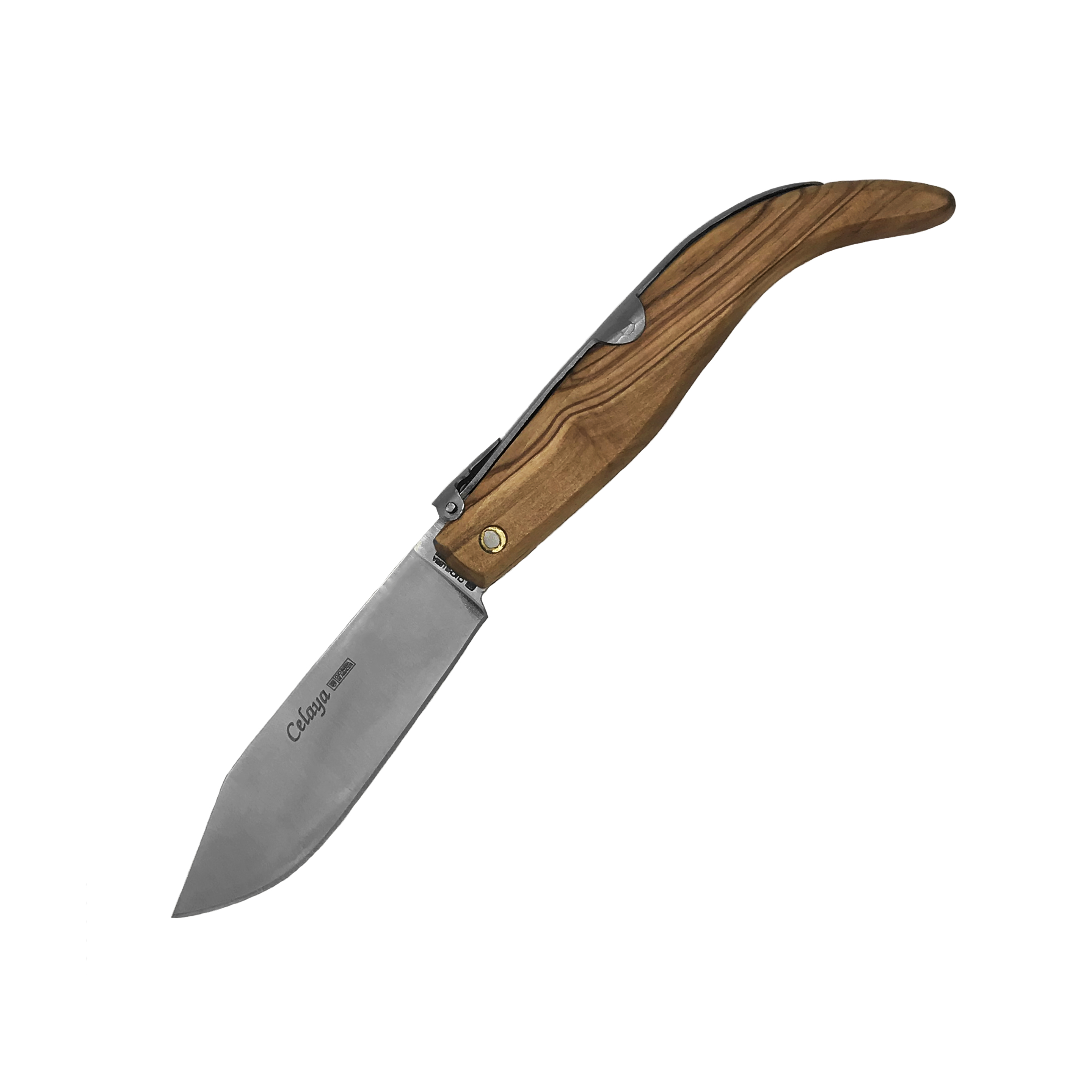 Couteaux artisanaux Pastora avec manche en bois d'olivi...