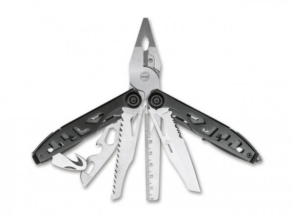 Couteau de poche multifonction avec sept outils et fixation pour ...