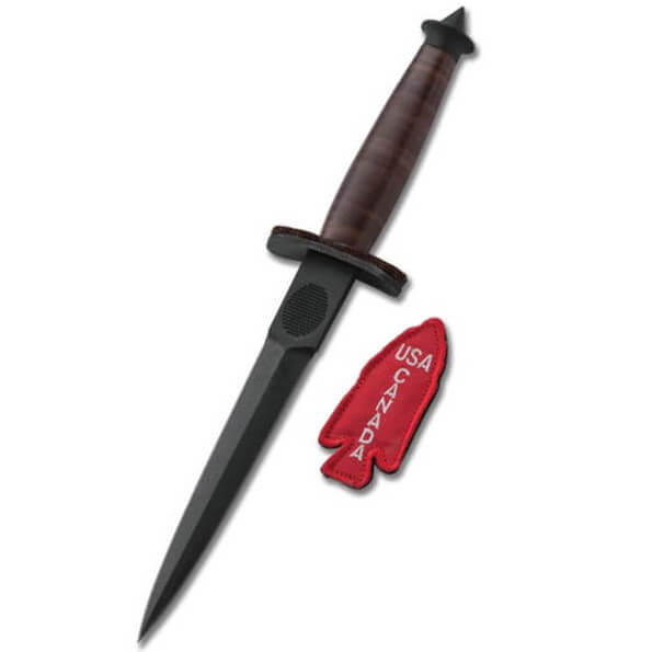 Dague tactique de style historique et militaire avec etui en cuir...
