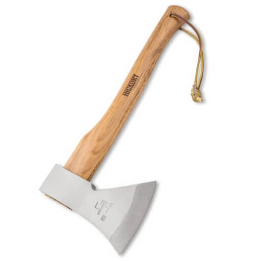 Hache tactique avec manche en bois de noyer