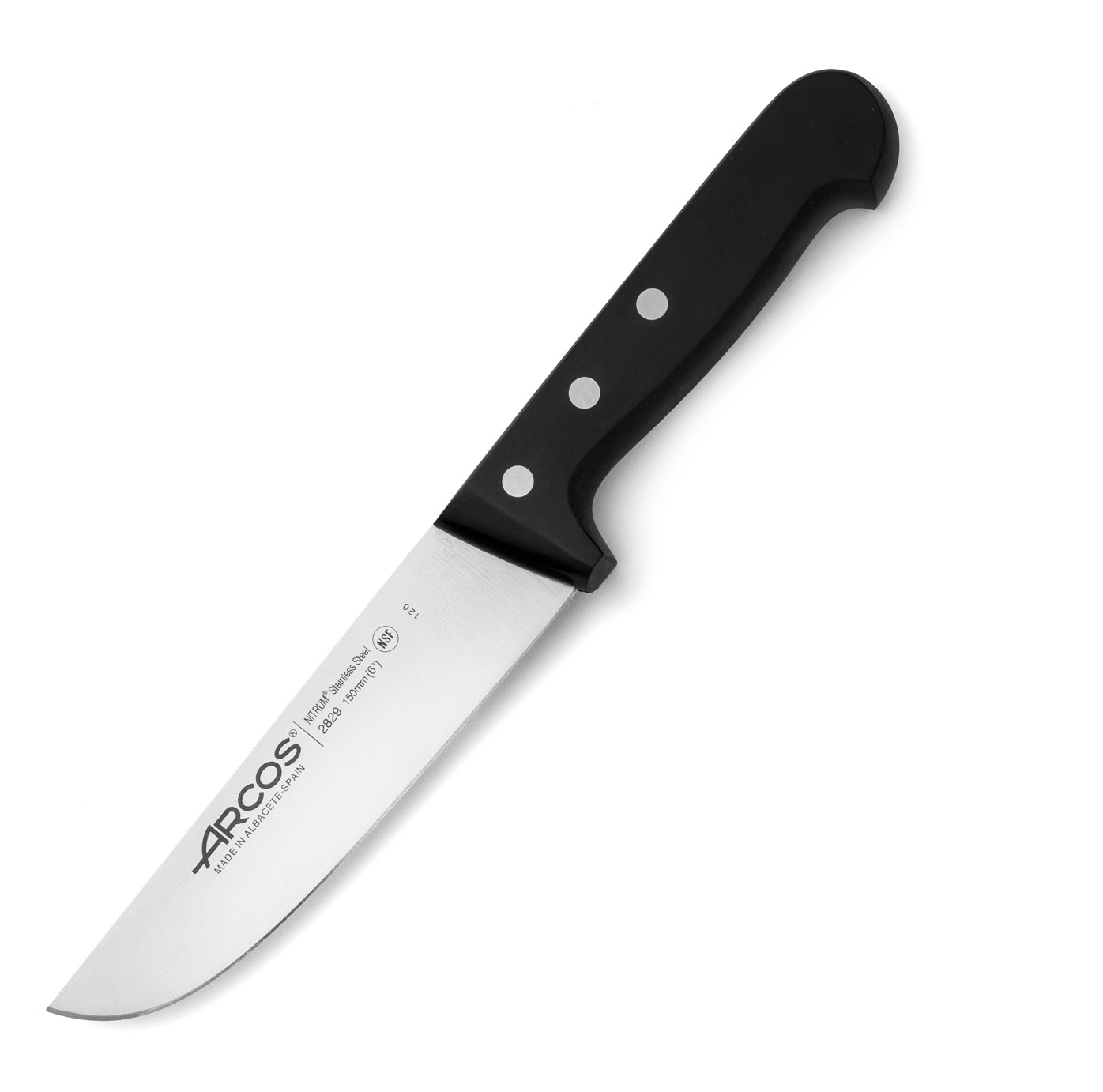 Faca de talho reta universal Arcos com lâmina de 15 cm e cabo em ...