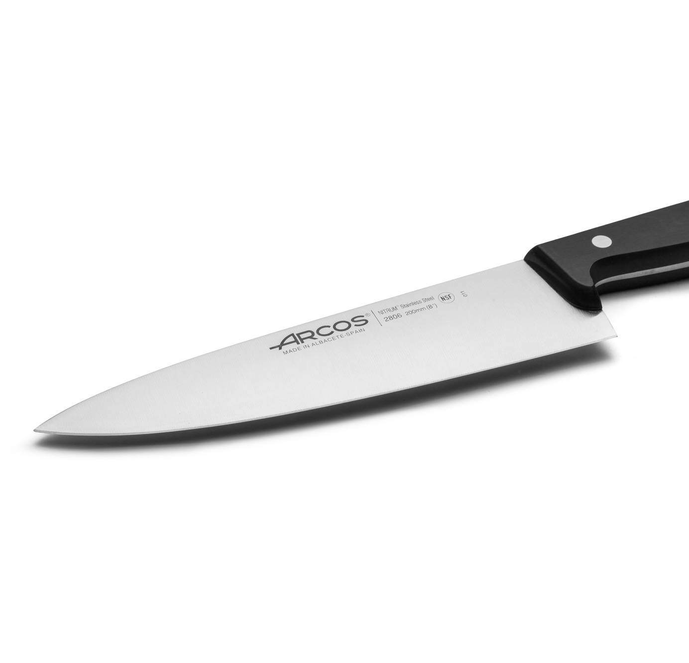 Faca de Chef Universal Arcos com lâmina de 20 cm e cabo em polioximetileno