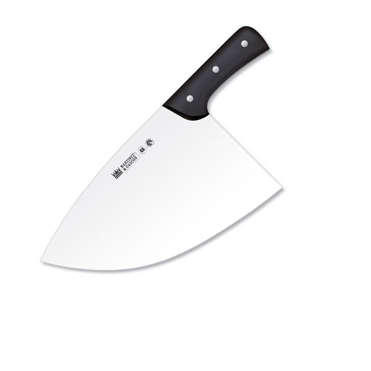 Couteau à steak demi-lune Martínez y Gascón avec lame de 32 cm et...
