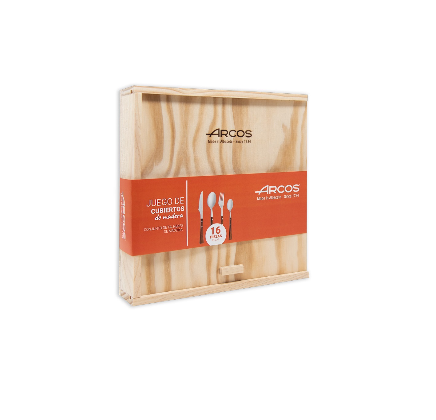 Estuche Cubertería 16 piezas Serie Manchega Arcos