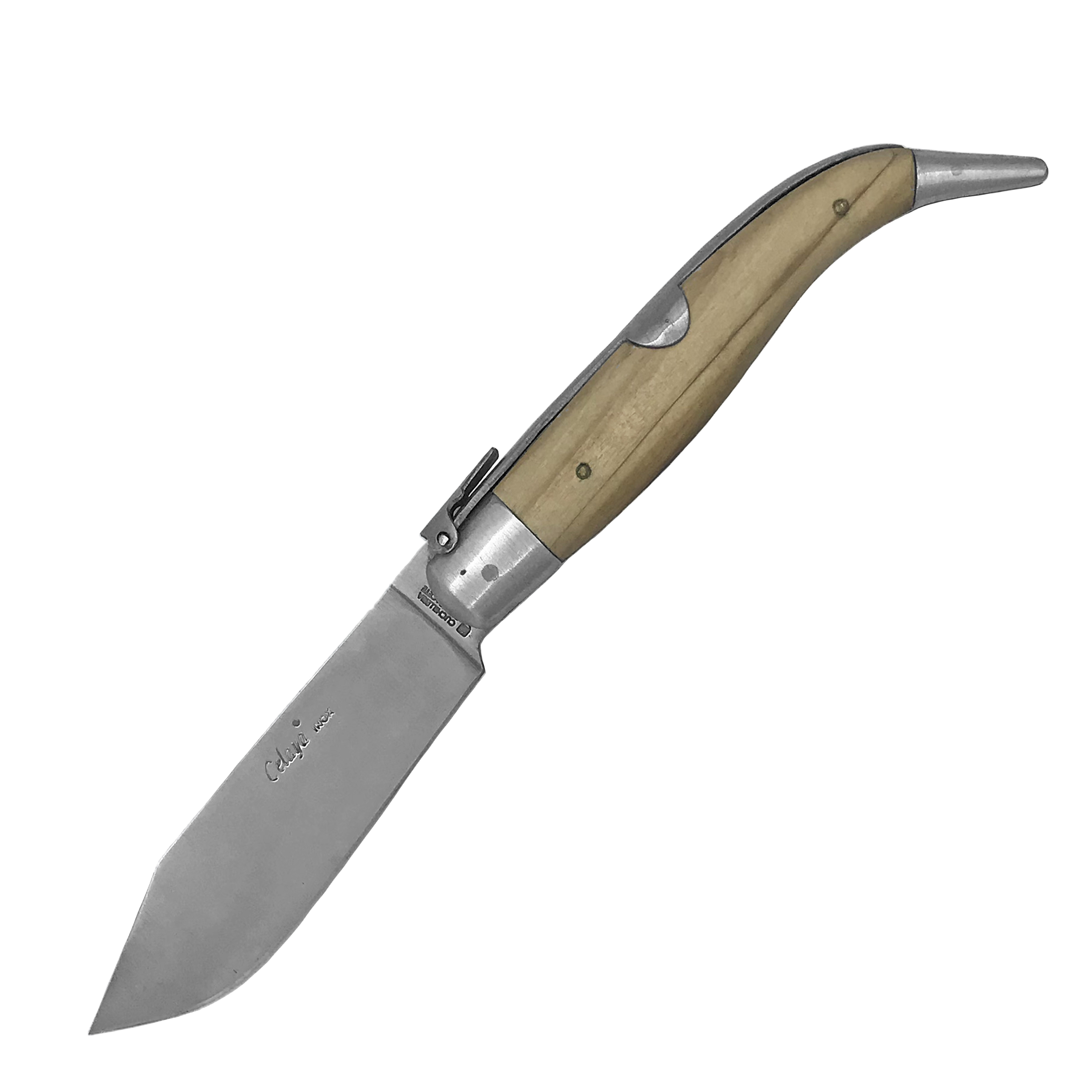 Couteau artisanal Pastora avec manche en bois de chêne et virole ...