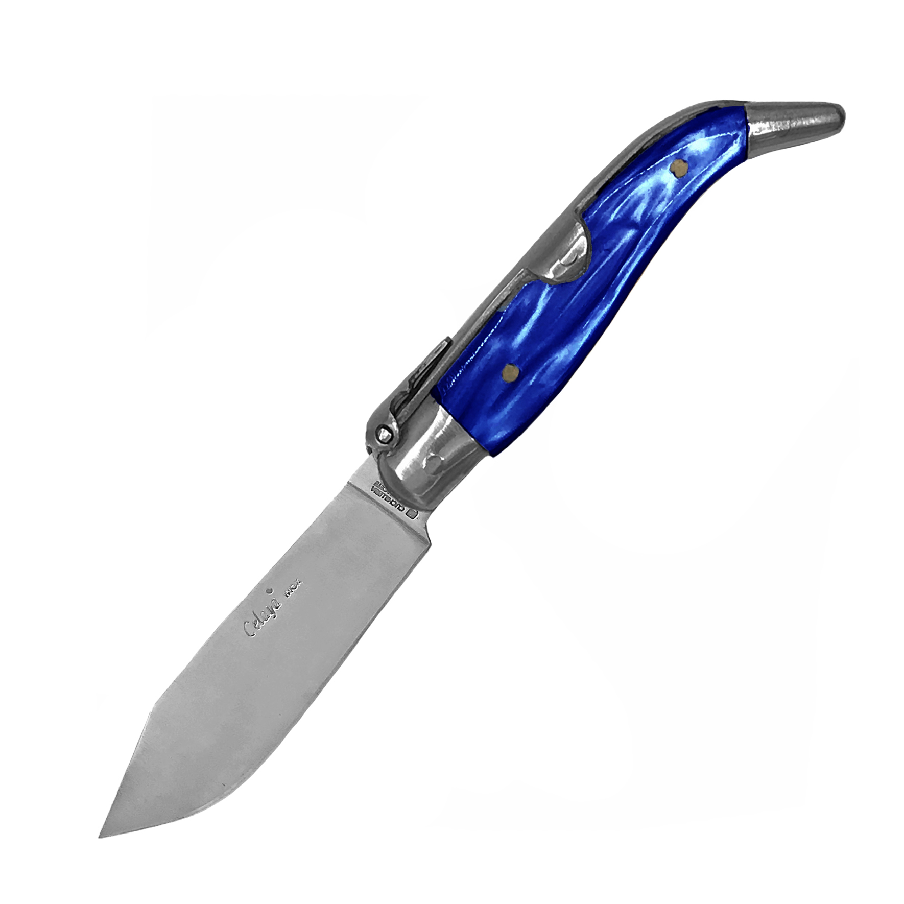 Couteau artisanal Pastora avec manche en plastique et virole en a...